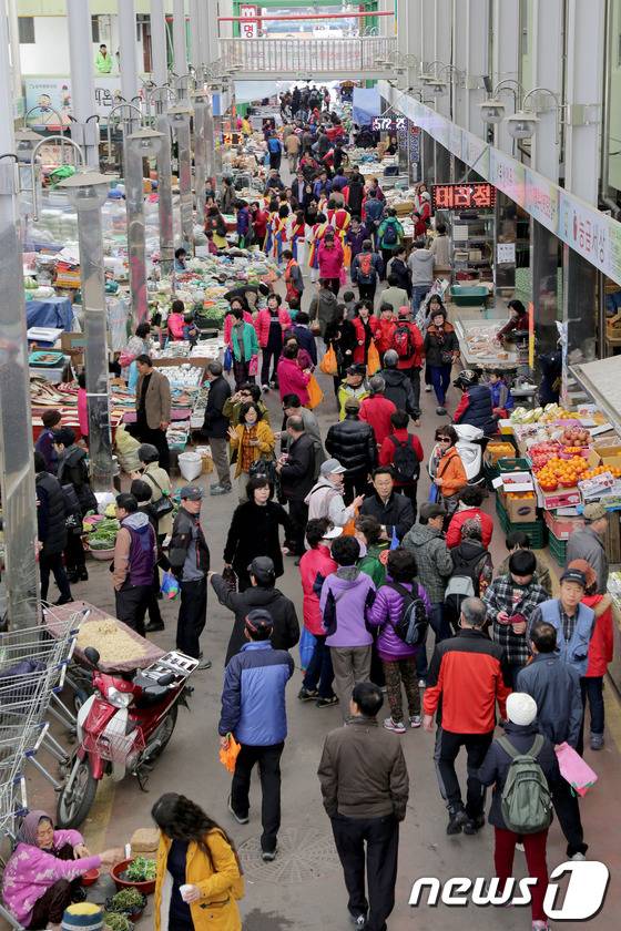 삼척중앙시장.(뉴스1 DB)