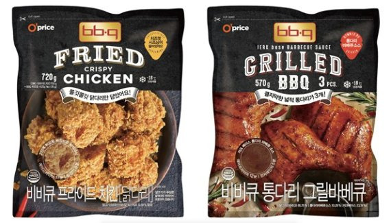 제너시스BBQ가 킴스클럽 자체 브랜드 오프라이스와 출시한 HMR 제품