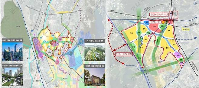 진안(왼쪽)·봉담3(오른쪽) 공공택지 지구 [국토부 제공. 재판매 및 DB금지]