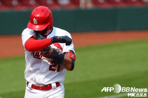 지난해 등번호 21번을 달고 뛴 야디에르 몰리나의 모습. 사진=ⓒAFPBBNews = News1