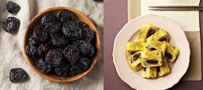 푸룬을 넣은 달걀말이 [123rf]