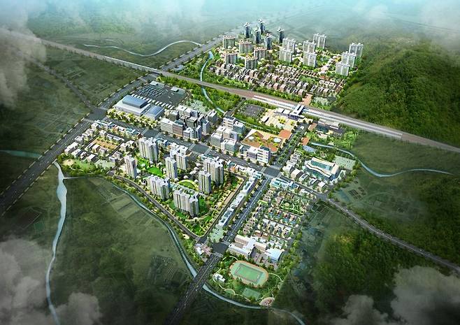 남원주역세권개발 투자선도지구 조감도. (사진=원주시 제공) *재판매 및 DB 금지