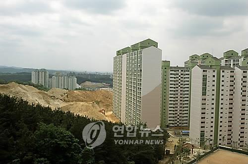 2009년 난개발 대표 사례로 거론된 용인의 한 아파트 건축 현장 [연합뉴스 자료사진]