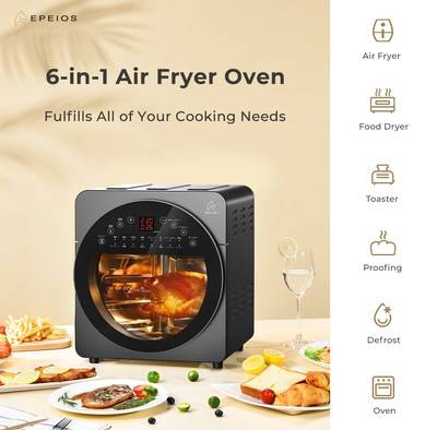 Epeios 6-in-1 air fryer oven (PRNewsfoto/EPEIOS)