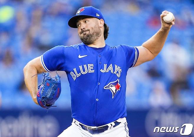 토론토 블루제이스 선발 투수 로비 레이. © AFP=뉴스1