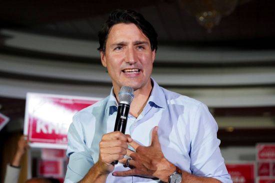 쥐스탱 트뤼도 캐나다 총리  [사진 제공= 로이터연합뉴스]