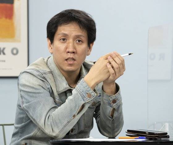 중앙일보 2040 세대 기획 좌담회가 13일 오전 서울 마포구 상암동 중앙일보 빌딩에서 열렸다. 임건순 작가. 임현동 기자