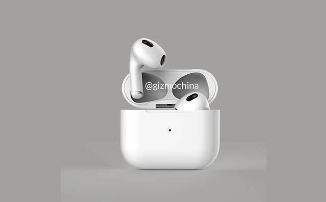 애플 에어팟3 추정 제품 모습 /사진=맥루머스
