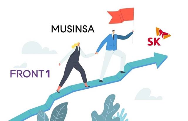 패션·ESG·스타트업 분야에서 각각 무신사·SK·프론트원이 함께 성장하는 '프런티어' 기업들로 주목을 모으고 있다./사진제공=무신사