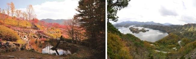 [전주=뉴시스] 장수 뜬봉샘 생태길(왼쪽)과 임실 옥정호 마실길. *재판매 및 DB 금지