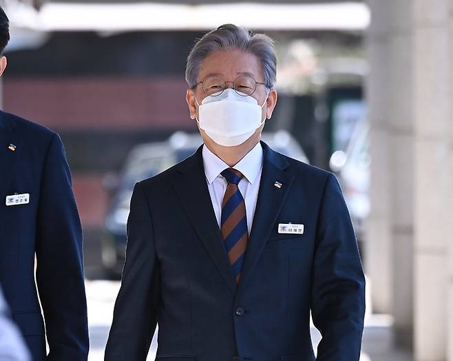 더불어민주당 대선 주자인 이재명 경기지사. 뉴시스