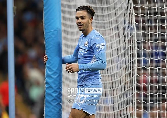 ▲ 라이프치히를 상대로 UEFA 챔피언스리그 데뷔전을 치른 맨체스터시티 윙어 잭 그릴리쉬.