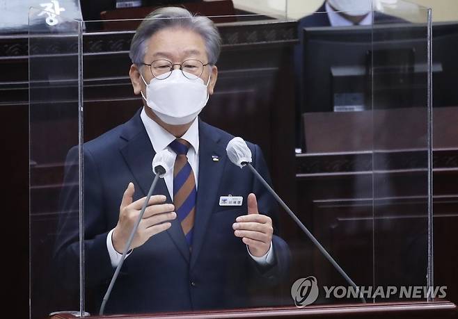 이재명 경기지사 [연합뉴스 자료사진]