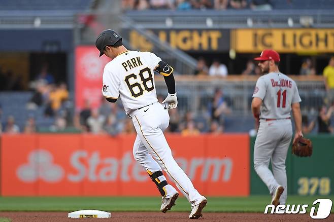 피츠버그 파이리츠의 박효준. © AFP=뉴스1