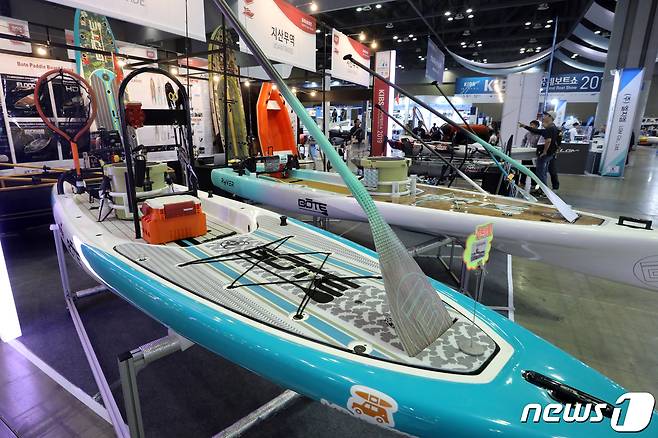 아시아 3대 보트쇼로 성장한 국가대표 해양레저 축제 '2020 경기국제보트쇼'는 지난해 6월 고양시 킨텍스에서 열릴 예정이었으나 코로나19 확산 여파로 취소됐다./뉴스1 © News1 황기선 기자
