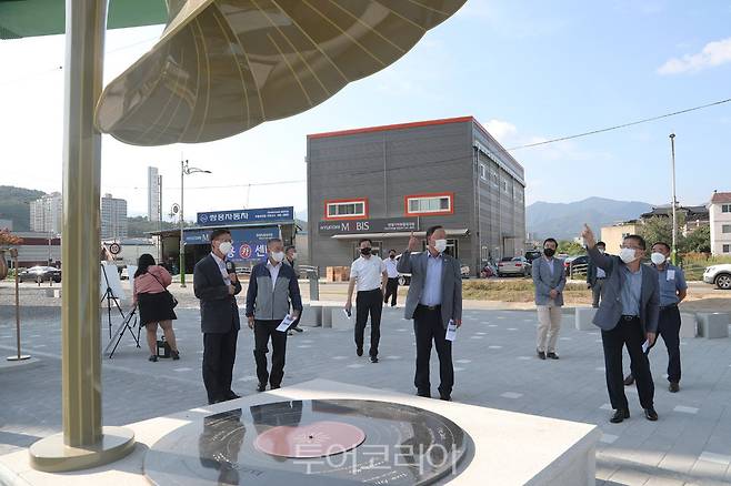 축제로 재주연주 포토존