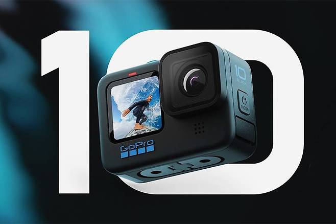 고프로의 기함급 액션캠, 고프로 히어로10 블랙. 출처=고프로