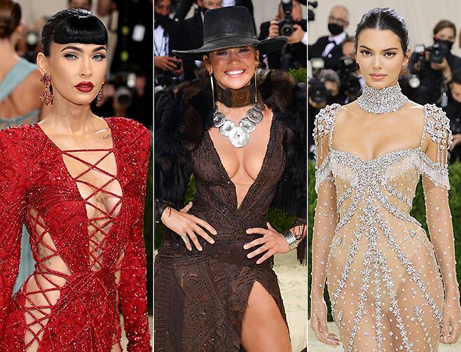 배우 메간 폭스, 가수 제니퍼 로페즈, 모델 켄달 제너 /사진=AFPForum=뉴스1