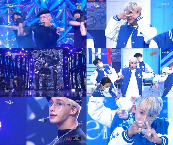 원호, 신곡 'BLUE'+'24/7' 첫 컴백 무대..퍼포먼스 맛집 [뮤직뱅크]