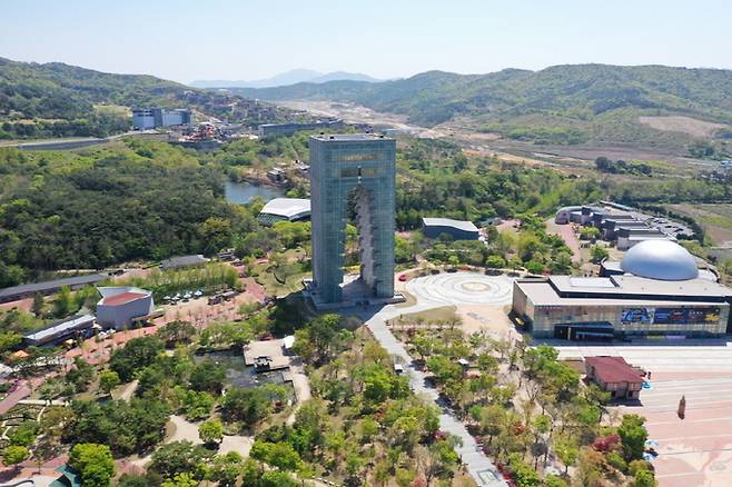 경주 보문관광단지에 있는 경주엑스포대공원 전경. 경주엑스포대공원 제공