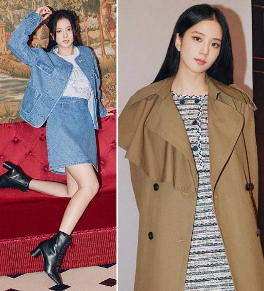 잇미샤 뮤즈인 블랙핑크 지수의 F/W 시즌 화보(사진=잇미샤)