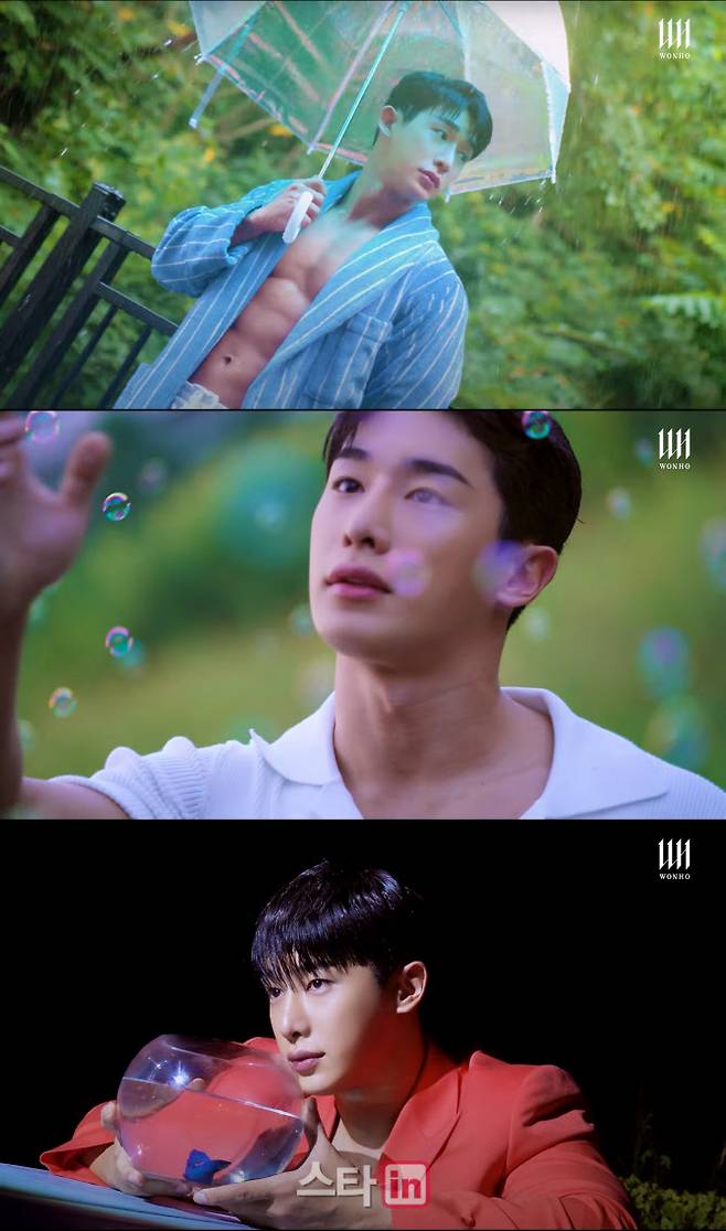 가수 원회가 ‘블루’ 재킷 메이킹 영상을 공식 유튜브 채널을 통해 공개했다.