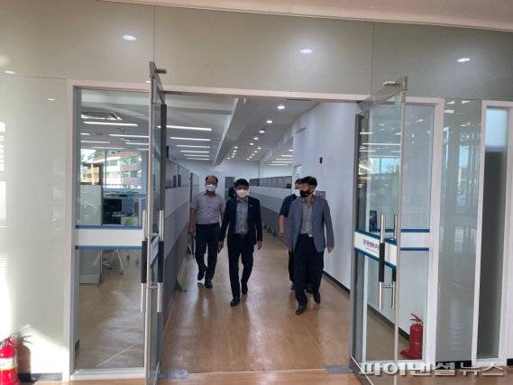 이석범 김포부시장 15일 ‘김포에코센터’ 현장행정 실시. 사진제공=김포시