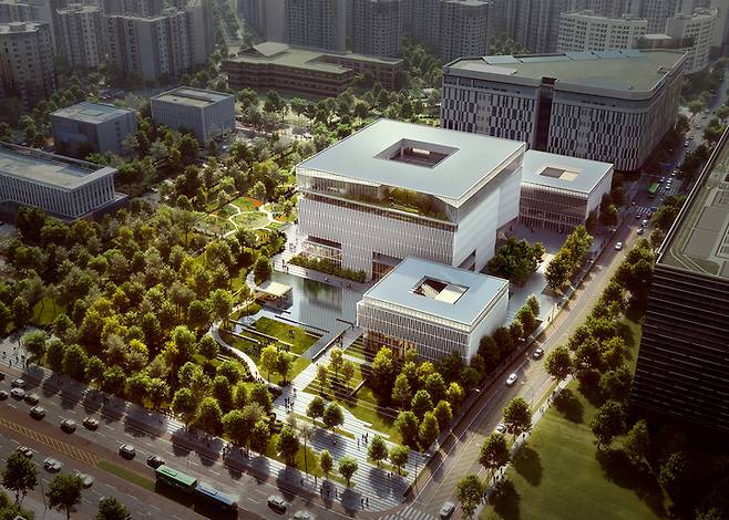 [서울=뉴시스] 서울 강서구의 신청사 조감도. (사진=강서구 제공) 2021.09.19. photo@newsis.com  *재판매 및 DB 금지