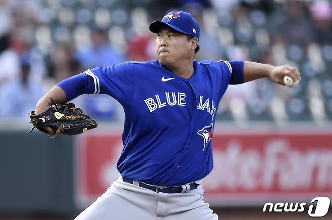 토론토 블루제이스 류현진. © AFP=뉴스1 © News1 이동원 기자