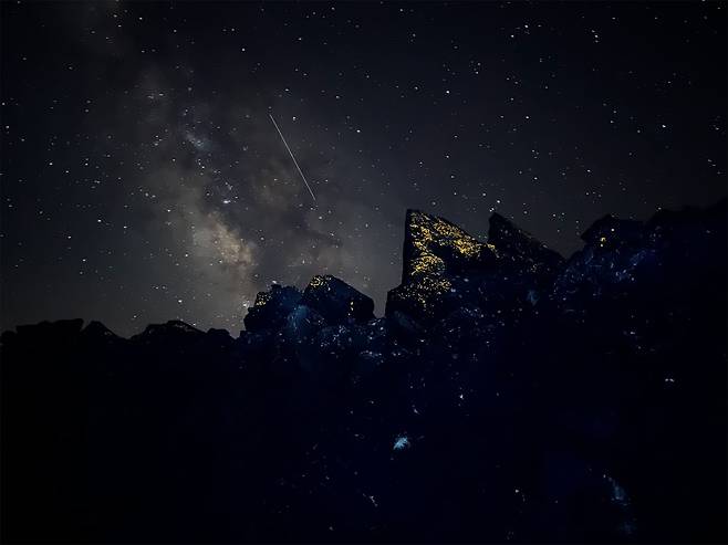 빛이 적은 저조도 환경에서도 선명한 사진을 찍을 수 있는 아이폰13. LG이노텍이 카메라 모듈을 공급하고 있다. /애플 제공