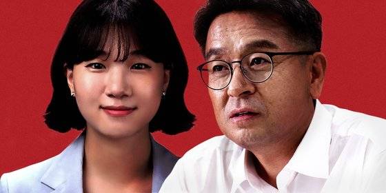 이철희 청와대 정무수석(오른쪽)과 박성민 비서관.