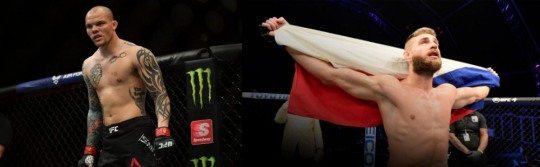 라이트 헤비급 타이틀 샷을 노리는 스미스(왼쪽)과 프로하츠카(사진=UFC)