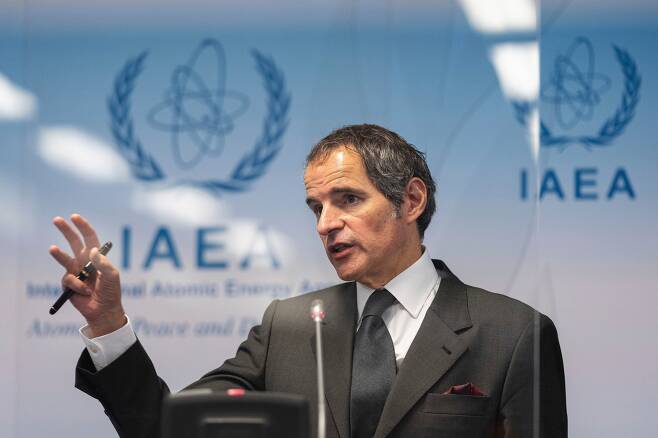 라파엘 그로시 국제원자력기구(IAEA) 사무총장. /AP 연합뉴스