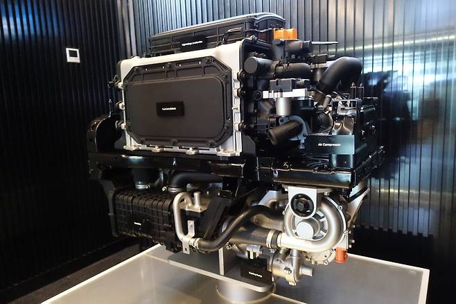 현대차 수소연료전지시스템. /광저우=김남희 특파원