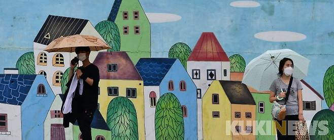 추석인 21일 대구와 경북은 오후까지 비가 내리겠다. (최태욱 기자) 2021.09.21