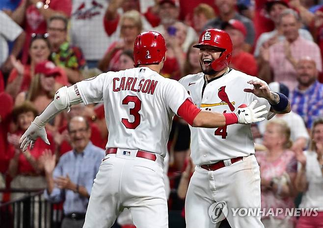 세인트루이스 선수단 [USA투데이=연합뉴스]