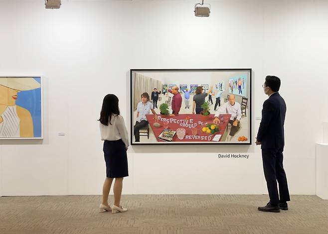 　◇10월 4일까지 현대백화점 킨텍스점에서 진행되는 '더아트에이치(The Art H)'.

 사진제공=현대백화점