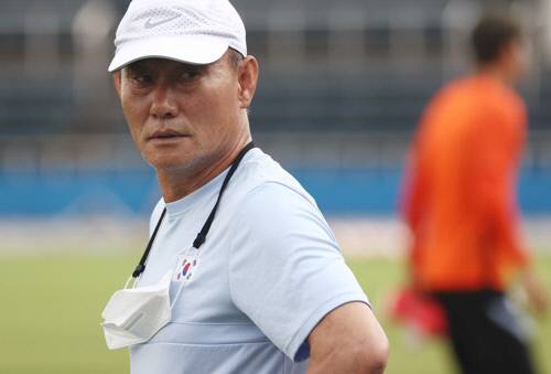 김학범 전 올림픽 축구대표팀 감독. 연합뉴스