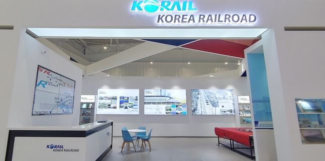 한국철도가 23일 중국 장춘시 한중국제협력시범구 한중도시관에 기업 홍보관을 개관했다.ⓒ한국철도