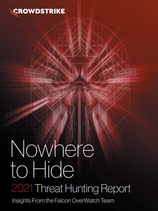 크라우드스트라이크 2021년 위협헌팅 보고서 표지. 크라우드스트라이크 제공
