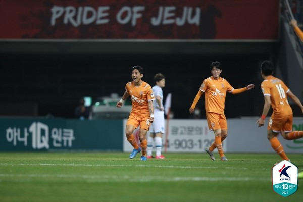 정운(제주유나이티드). 한국프로축구연맹 제공