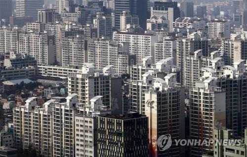 서울 강남구 삼성동에서 본 아파트 단지  [연합뉴스 자료사진]