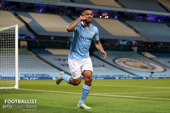 가브리엘 제주스(맨체스터시티). 게티이미지코리아