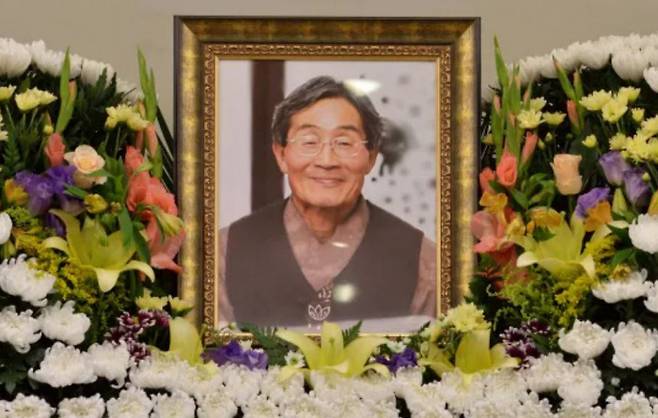 백남기 농민 영정 | 경향신문 자료사진