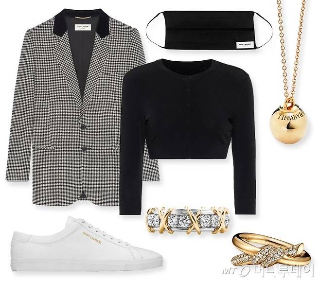 /사진=생로랑(Saint Laurent), 알라이아(Alaia), 티파니 앤 코(Tiffany & Co.)/편집=이은 기자