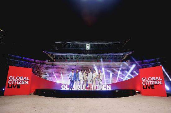 그룹 방탄소년단.