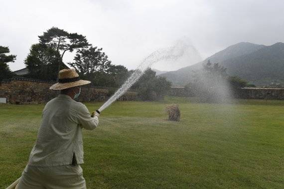 낙안읍성 소방시설점검 /사진=문화재청