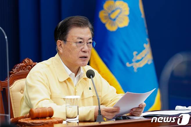 문재인 대통령. 2021.9.14/뉴스1 © News1 유승관 기자