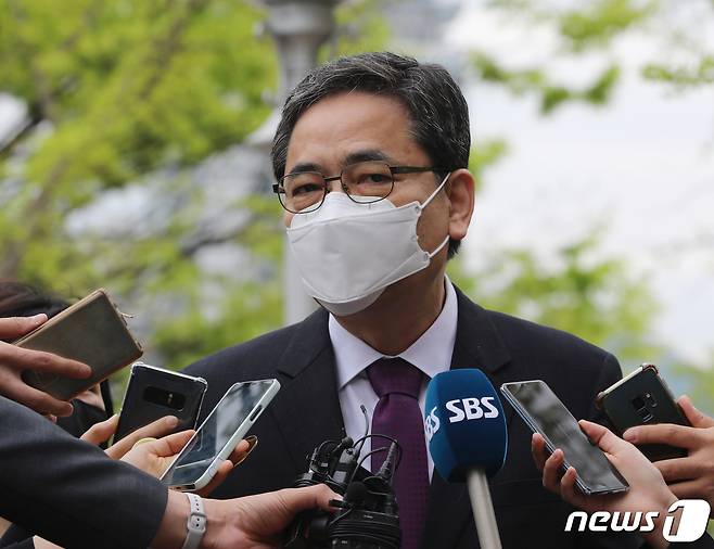국민의힘을 탈당, 무소속이 된 곽상도 의원. © News1
