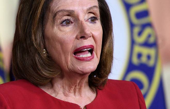 민주당 소속 낸시 팰로시 미 하원의장 /사진=AFP